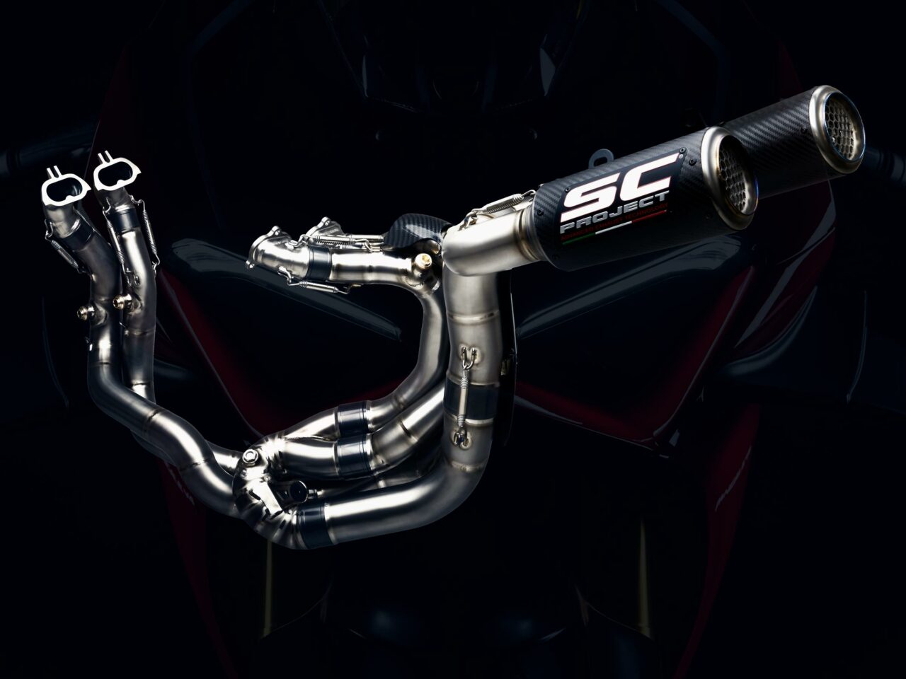 WSBK Full Exhaust System For Ducati Panigale V4 SC Project