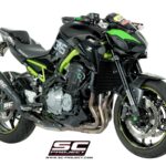 Kawasaki Z900 S1 Nero opaco Euro4 exhaust muffler silencer auspuff echappement silenciaux escape silenciador type approved homologado homologation street legal titanium titano titan carbono karbon carbon matt black negro noir schwarz
