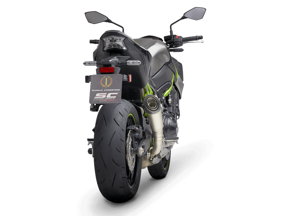 ORIGNL D'échappement Éliminateur Retrait Tube Lien Moyen D'échappement Moto  Tube Moyen Modifié pour Kawasaki pour Z900 pour Z900e Silencieux (Couleur :  G) : : Auto et Moto